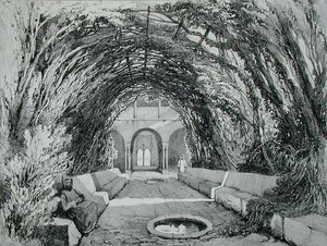 Piscinas no Jardim do Convento de São Domingo, Alhambra, Placa 6 de 