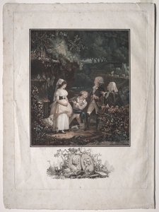 Annette e Lubin, 1789. de Philibert Louis Debucourt
