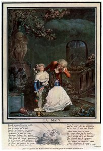 La Main, 1788, 1931. de Philibert Louis Debucourt