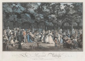 O Passeio Público de Philibert Louis Debucourt