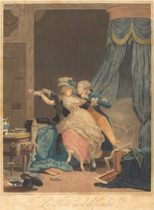 A mal defendida Rosa de Philibert Louis Debucourt