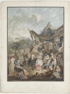 O Minueto da Noiva, 1786 de Philibert Louis Debucourt