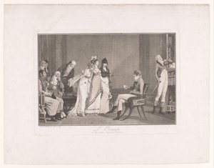 Oordeel van Paris
A Laranja, ou o julgamento moderno de Paris (título sobre o objecto) de Philibert Louis Debucourt