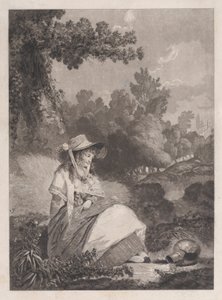 Pobre Annette, 1795. de Philibert Louis Debucourt