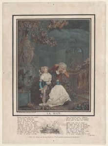 A mão, 1788. de Philibert Louis Debucourt