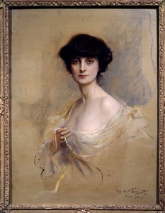 Retrato de Anna de Brancovan Comtesse Mathieu de Noailles (1876-1933) Anna de Noailles é uma mulher francesa de letras. Pintura de Philip Alexis de Laszlo (1869-1937) 1913 Paris, Musee d
