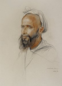 Retrato de um árabe de Philip Alexius de Laszlo