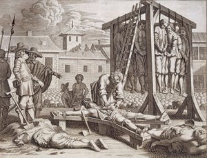 Enforcamento e tortura, pub. 1672. de Philip Baldaeus