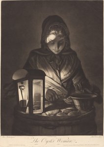 A Mulher Ostra de Philip Dawe after Henry Robert Morland