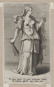 Razão, de Prosopographia, c. 1585-90., c. 1585-90. de Philip Galle