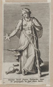 Sanitas, de Prosopographia, ca. 1585-90., c. 1585-90. de Philip Galle