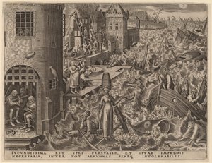 Ter esperança de Philip Galle after Pieter Bruegel the Elder