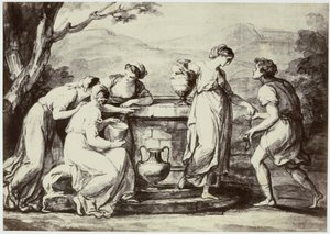 A. Kauffman, Rebecca at the Wall de Philip Henry Delamotte