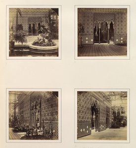[Fachada do Pátio da Alhambra para a Nave, Entrada do Pátio da Alhambra, Vista Lateral de ..., ca. 1859. de Philip Henry Delamotte.