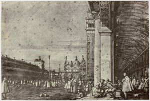 Canaletto, Piazza di San Marco de Philip Henry Delamotte