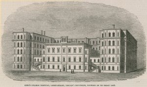 King&39;s College Hospital, Rua Cary, Lincoln&39;s Inn Fields de Philip Henry Delamotte