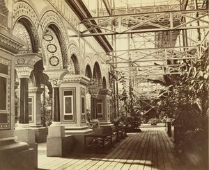 Sydenham: Crystal Palace, entrada para o Tribunal Bizantino, 1854