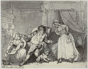 Thomas Rowlandson, O Marido Bêbado de Philip Henry Delamotte
