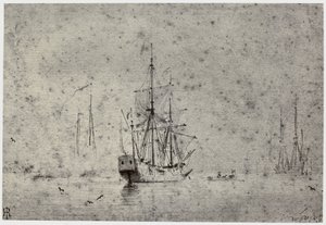 Willem van der Velde, Transporte de Philip Henry Delamotte
