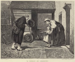 Uma lição de caridade de Philip Hermogenes Calderon