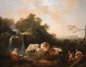Loutherbourg-Paisagem na cascata