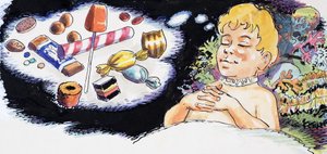 Sweet Dreams, ilustração de "The Water Babies" de Charles Kingsley