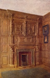 Peça de chaminé e parte do Room at No 4 Coleman Street, 1892