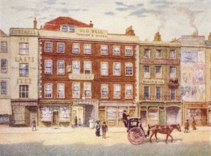 Old Bell Inn e Black Bull, de Holborn, 1897 de Philip Norman