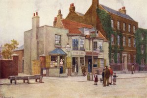 Red Cow Public House e Fairlawn, Hammersmith Road, 1897