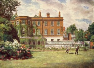 Casa de York e jardim, Church Street, Kensington, 1899 de Philip Norman