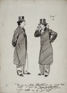 Oscar Wilde e Whistler de Philip William May