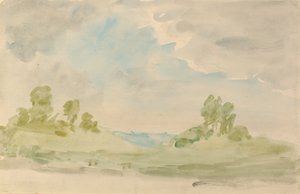 Paisagem (aquarela) de Philip Wilson Steer