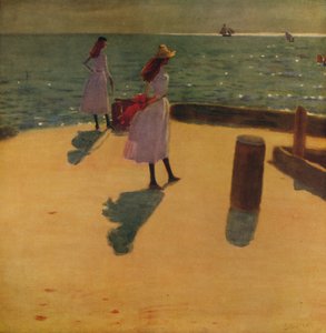 No cais de Walberswick, c1887, c1915 de Philip Wilson Steer