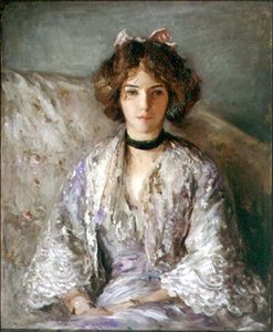 Retrato da Menina Ethel Warwick (óleo sobre tela)