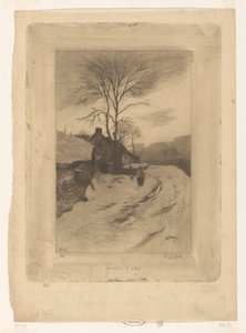 Casas de quinta ao longo de uma estrada com árvores nuas
Hiver (título original)