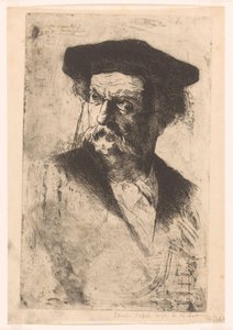 Retrato de um homem de Philip Zilcken (signed by artist)