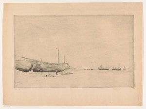 Praia Scheveningen de Philip Zilcken (signed by artist)