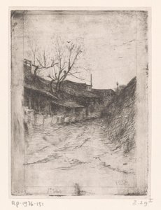 Estradas ao longo de edifícios e árvores
La Bièvre (título original) de Philip Zilcken