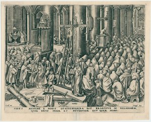 Fides Faith from The Seven Virtues, 1559.