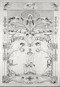 Noite ... (gravura) de Philipp Otto Runge