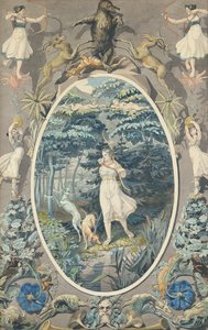 A Alegria da Caça, 1808-9 (caneta e wc no papel)