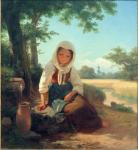 Menina no poço de Philipp Rumpf