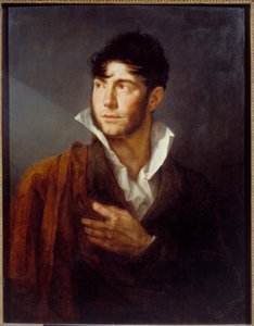Auto-Retrato Pintura de Philippe Auguste Hennequin (1762-1833) Caen do século XIX, Musee des Beaux Arts