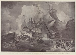 O Glorioso Primeiro de Junho, a Vitória obtida sobre a frota francesa pelos britânicos, sob o comando de Earl Howe, em 1 de junho de 1794.