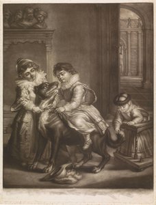 Três filhos de Rubens de Philippe Joseph Tassaert