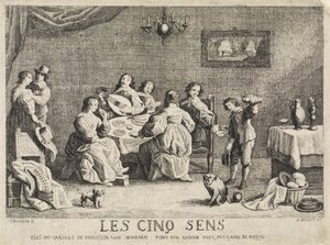 Os cinco sentidos
Les cinq sens (título sobre o objecto) de Philippe Lambert Joseph Spruyt