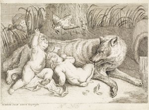 Rômulo e Remo de Philippe Lambert Joseph Spruyt