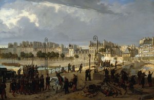 Motim na Ponte do Arcebispo, 1849 (óleo sobre tela)