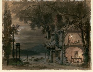 Cenografia da ópera Rigoletto de Giuseppe Verdi. Paris, Teatro Nacional da Ópera