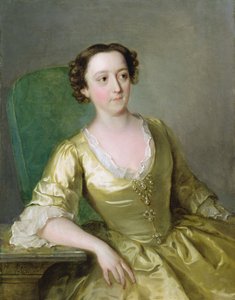 Miss Adams, c.1741 (óleo sobre tela)